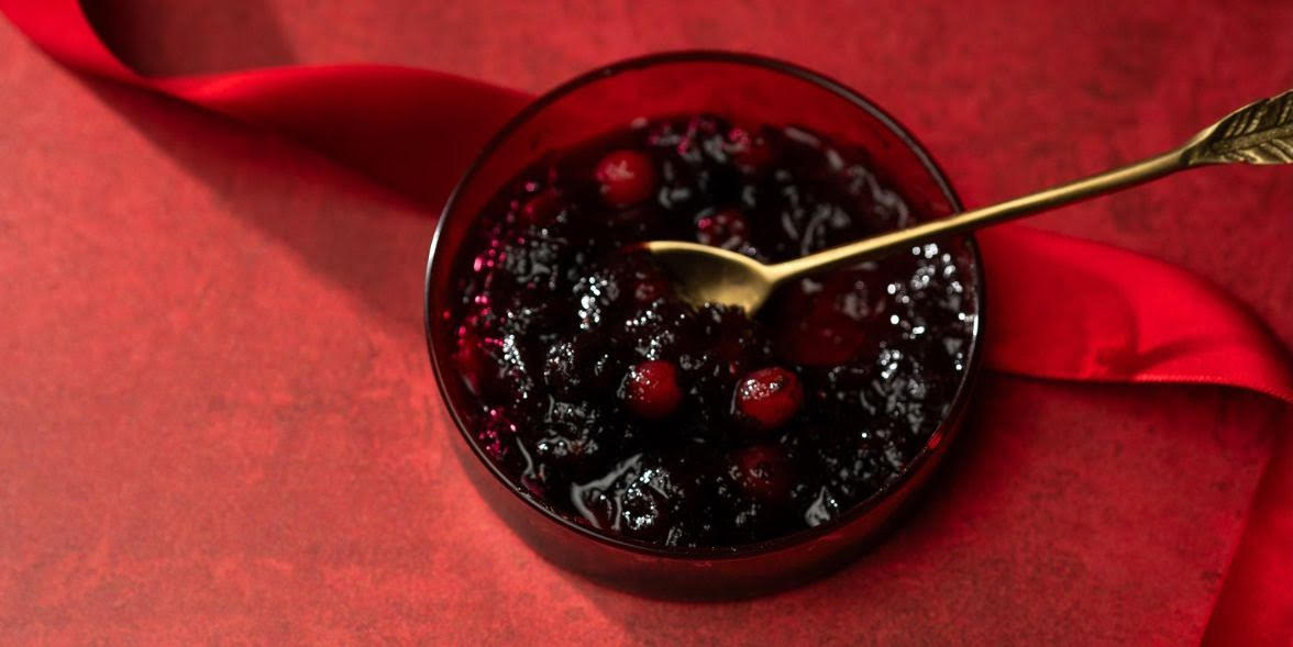 Cranberry Sauce with Earl Grey Tea