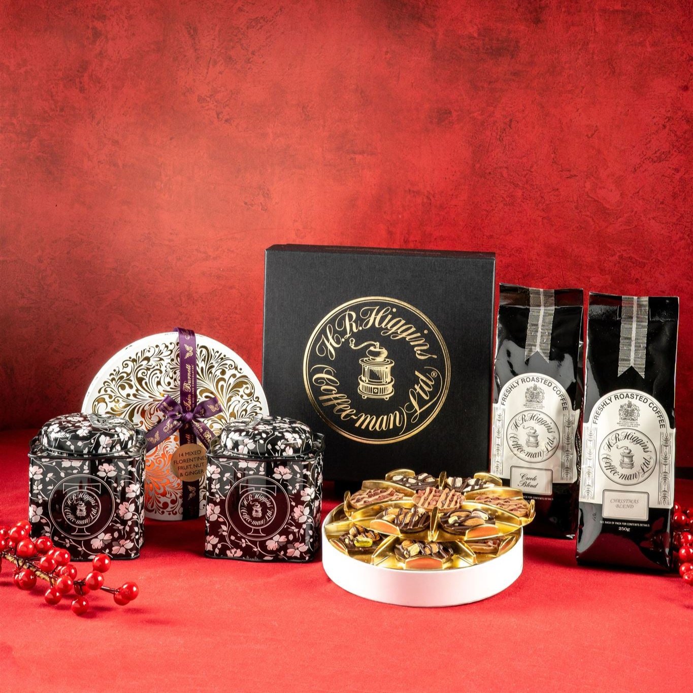 The Mayfair Christmas Coffee, Tea & Treats Gift Box